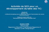 Activités de SG5 pour un développement durable des TIC:  Overview of