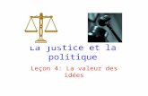 La justice et la politique