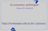 Economie politique Robert PLASMAN