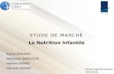 ETUDE DE MARCHÉ La Nutrition Infantile