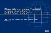 Plan Vision pour l’avenir DISTRICT 7020