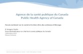 Agence de la sant© publique du Canada Public Health Agency of Canada