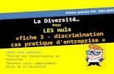 La Diversité… Pour LES nuls «fiche 3 - discrimination cas pratique d’entreprise »