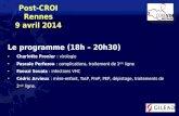 Le programme (18h â€“ 20h30) Charlotte  Pronier : virologie