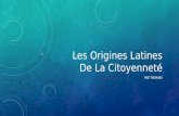 Les Origines Latines De La Citoyenneté