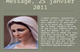 Message,  25  janvier 2011