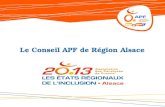 Le Conseil APF de Région Alsace