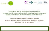 Evolution de la perception sensorielle et des préférences alimentaires chez les personnes âgées : quel lien avec le statut nutritionnel ?