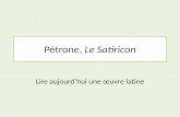 Pétrone,  Le Satiricon