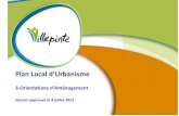 PLU Villepinte - Orientation d'aménagement Pépinière et Trame verte