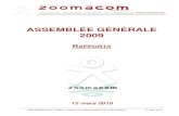 Rapport Assemblée Générale 2009