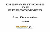 Manu Association - Dossier 2009