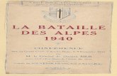 BATAILLE DES ALPES 1940