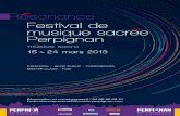 Festival Musique Sacrée 2013