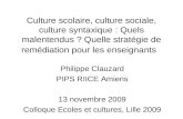 Communication colloque Lille 2009