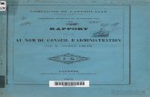 Rapport présenté au nom du conseil d'administration : assemblée générale du 26 janvier 1862