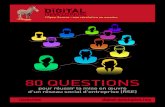 80 questions pour réussir la mise en œuvre d’un réseau social d’entreprise (RSE)