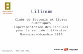LILINUM - résultat Lecteurs