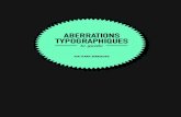 Aberrations typographiques