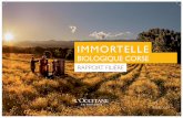 Immortelle biologique de Corse - L'OCCITANE Rapport filiere
