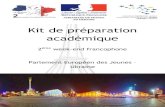 2e Week-end francophone du PEJ-Ukraine Kit de préparation