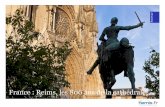 France : Reims, les 800 ans de la cathèdrale