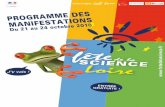 Programme Fete de la science - Loire 2010