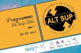 Programme Alt Sup 2012 - AFIJ