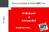 Appel à participer Parcours d'artistes de Profondsart-Limal 2012