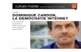 Dominique Cardon, la démocratie Internet