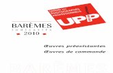 Barèmes de l'UPP, édition 2010
