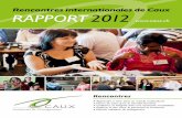 Rapport des Rencontres de Caux 2012