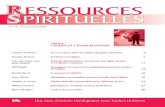 Ressources Spirituelles No 16 - Automne 2008