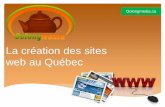 La création des sites web au Québec