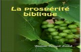 La prospérité biblique