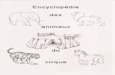 modèle encyclopédie des animaux du cirque