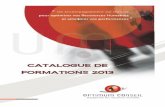 Catalogue de Formation Optimum Conseil pour 2013
