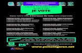 Tract Montgeron bureau de vote primaires