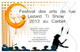 festival lezard ti show descriptif 2013