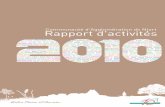 Rapport d'acitivé 2010