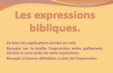 Expressions bibliques