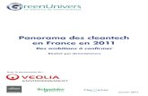 Panorama des cleantech en France en 2011