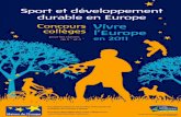 Brochure Concours Collèges Vivre l'Europe 2010-2011