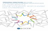 Principes directeurs de l'OCDE à l'intention des entreprises multinationales