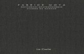 La Carte de Fabrice Moya Mars 2013 (3ème édition)