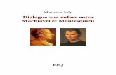 JOLY, Maurice: Dialogue aux enfers entre Machiavel et Montesquieu