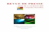 Revue de Presse Fete de la Science 2010 en Languedoc-Roussillon
