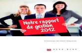 Rapport de gestion 2012