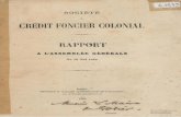 Société de Crédit foncier colonial : Rapport à l'Assemblée générale du 26 mai 1864