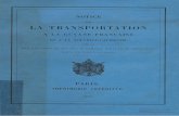 Notice sur la transportation à la Guyane française et à la Nouvelle Calédonie pour les années 1866..